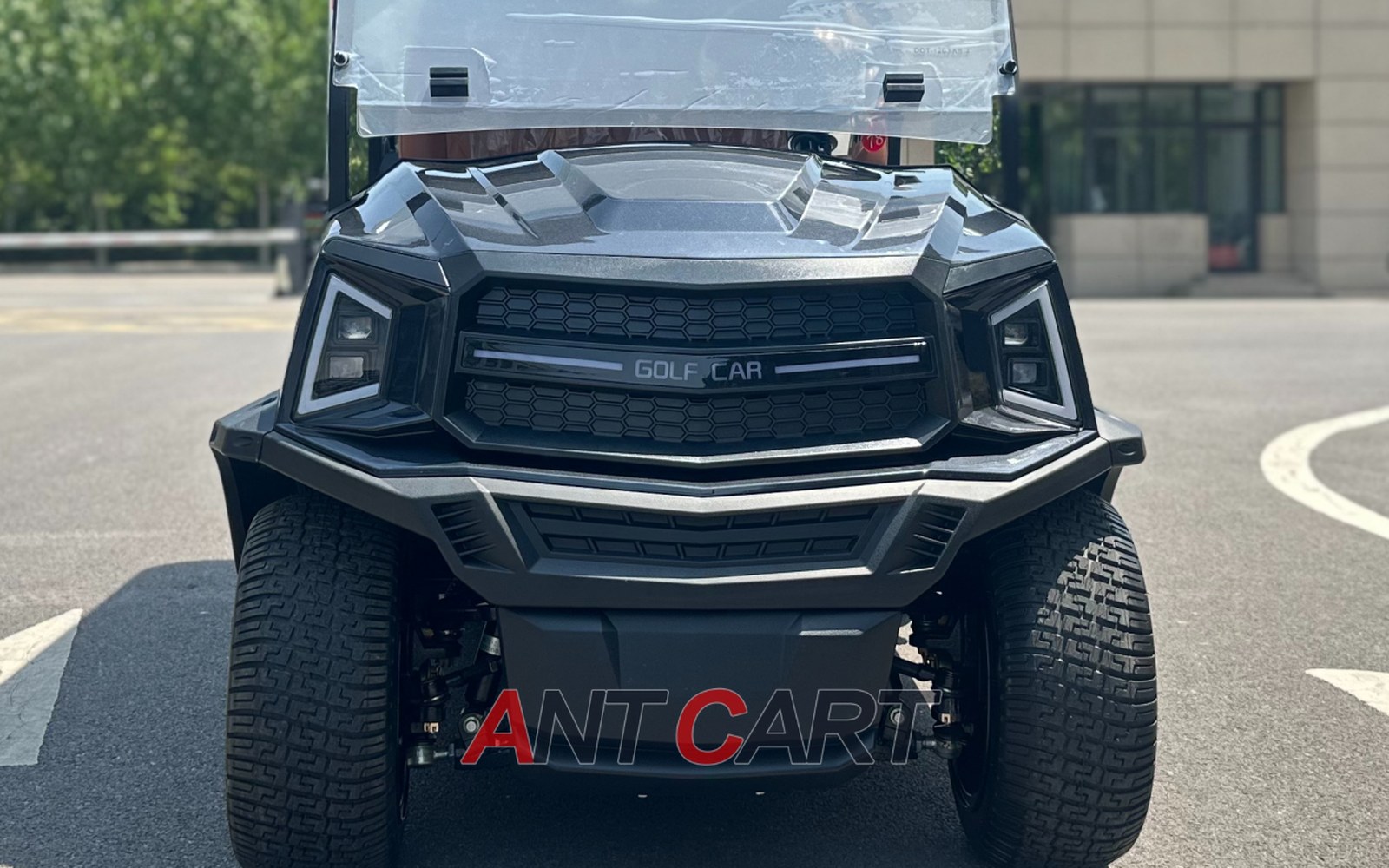 A series electric golf cart front design